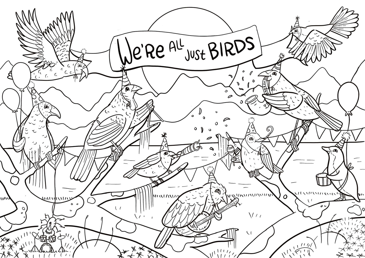 Free Downloadable Colouring Page / Kleurplaat